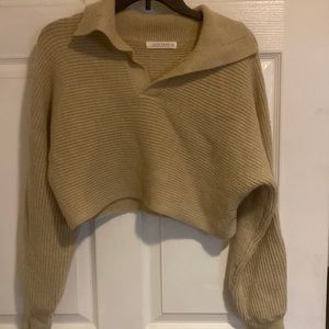 12th Tribe Crop Sweater